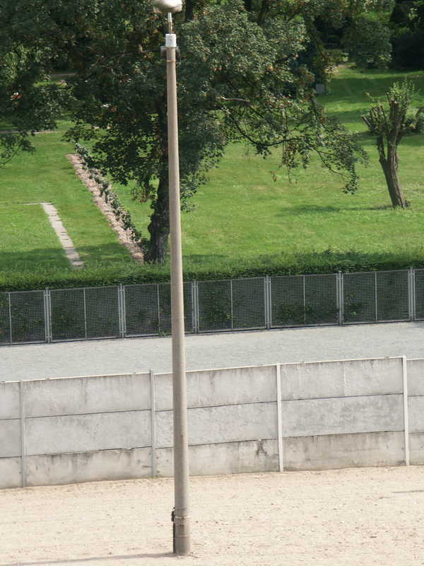 The convserved memorial of the wall - a lantern